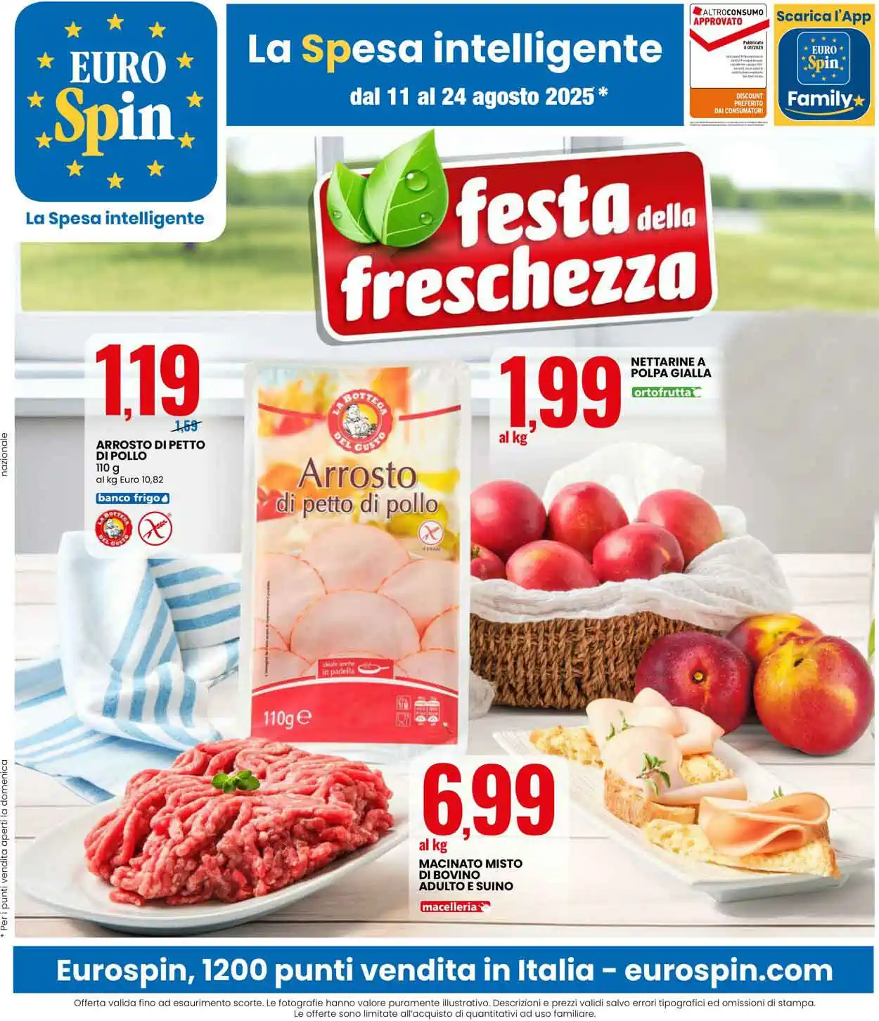 volantino eurospin dal 11 agosto 2025