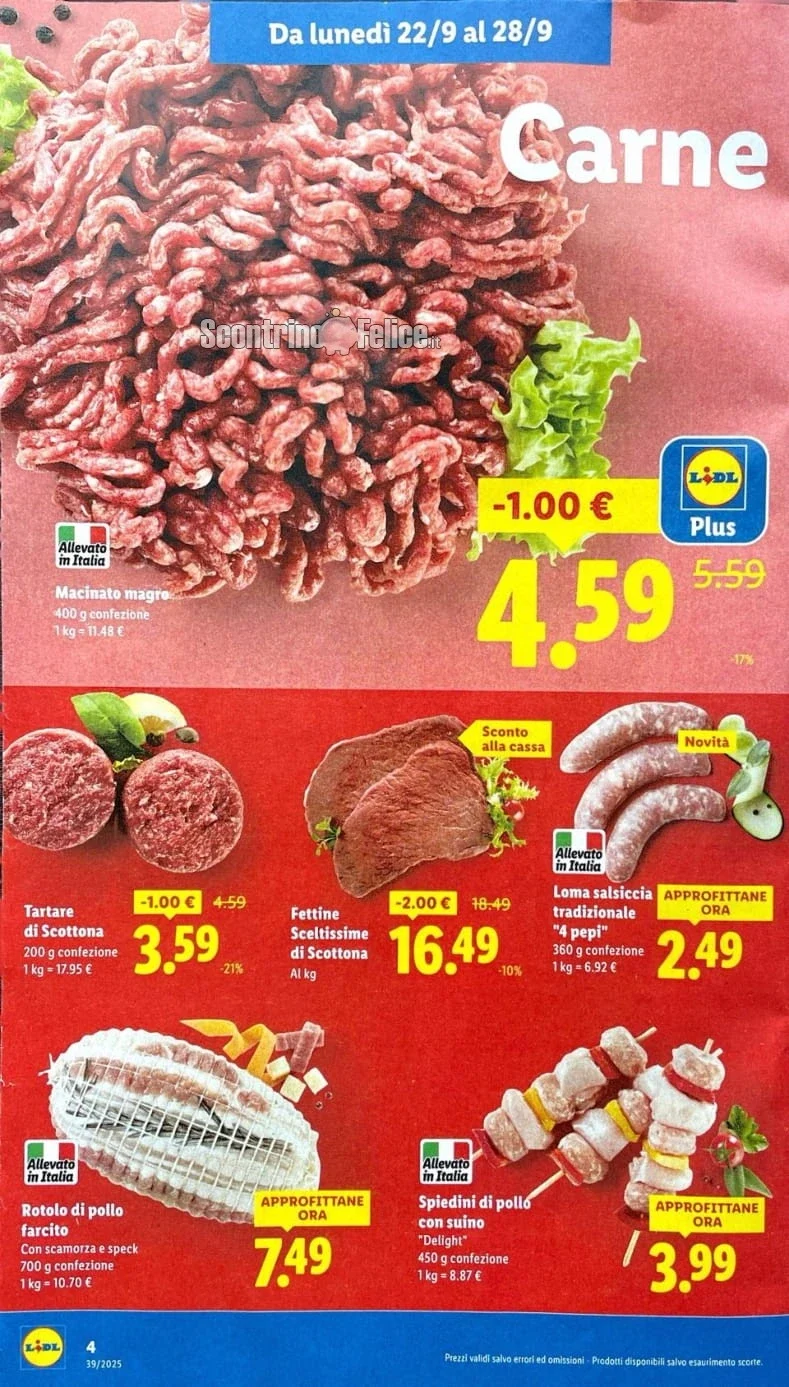 nuovi volantini lidl