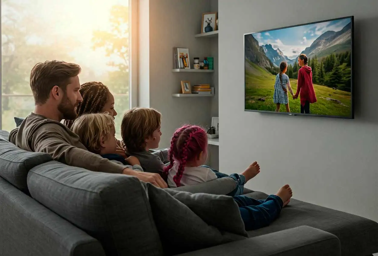outdoor television installation