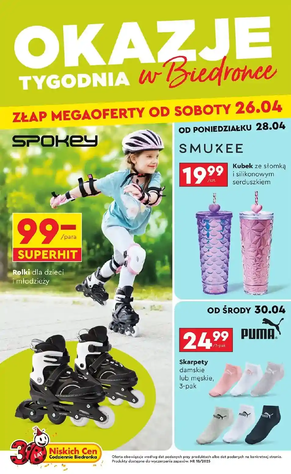 Biedronka Gazetka od 26 kwietnia 2025