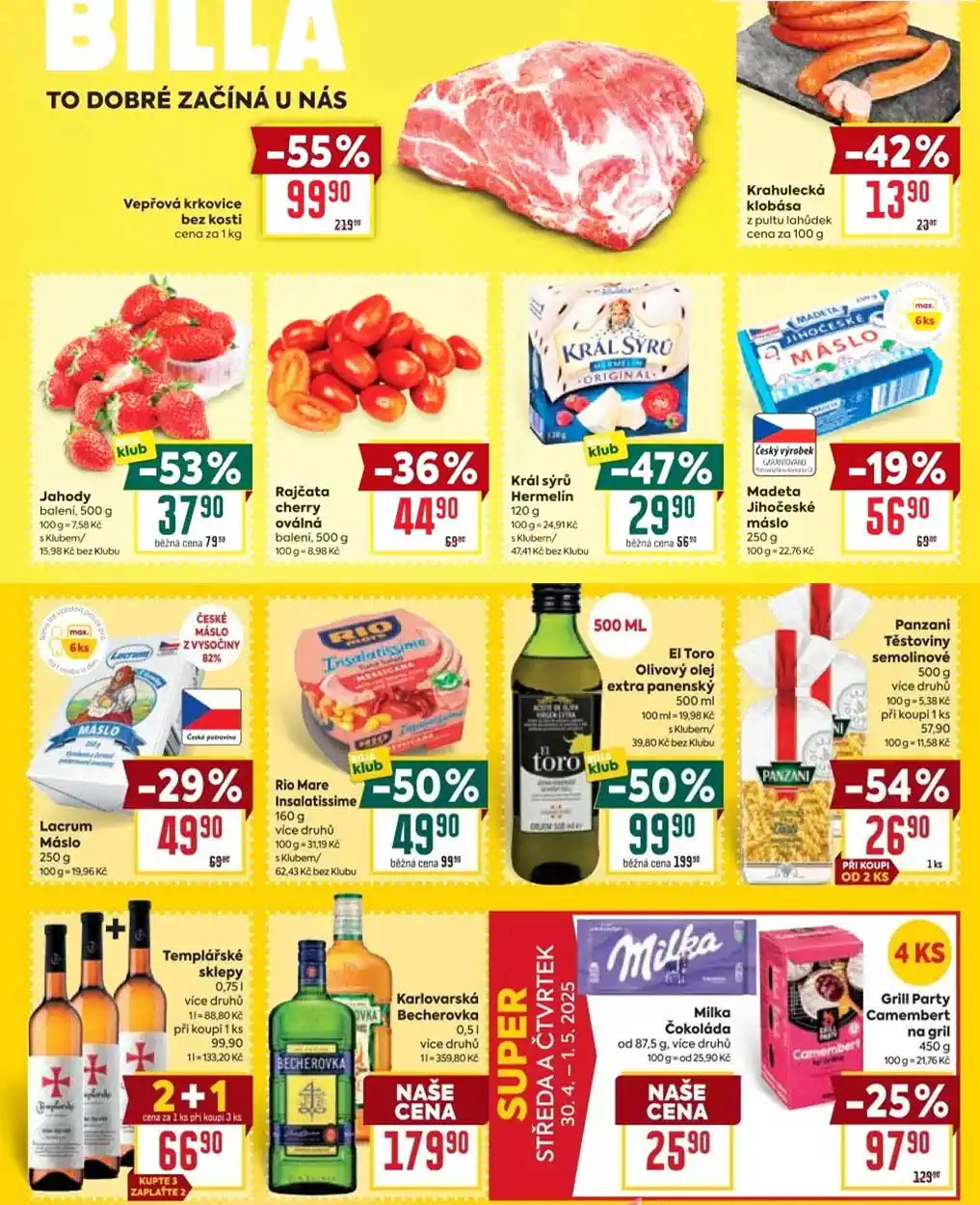 billa leták od 14.5.2025