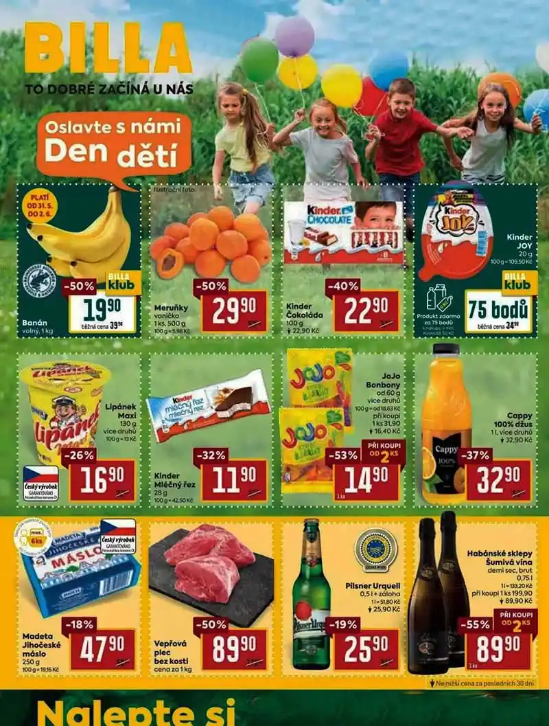 billa leták od 28.5.2025