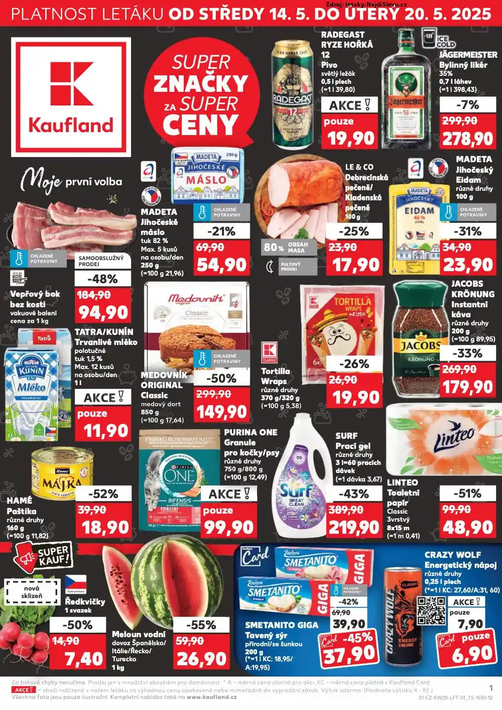 kaufland leták od 14.5.2025