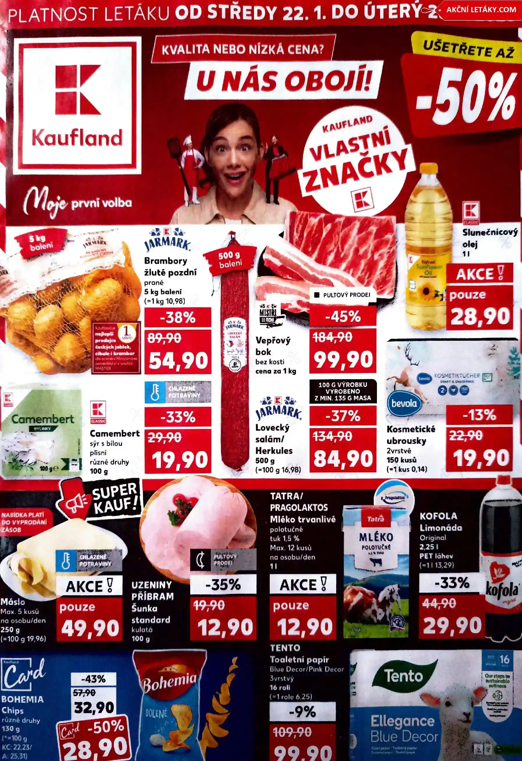 kaufland leták 22.1.2025