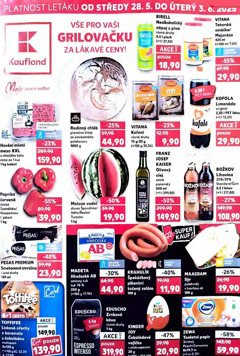 leták kaufland od 28.5 do 3.6.2025
