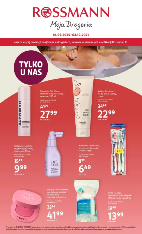 gazetka rossmann od 18 września 2025