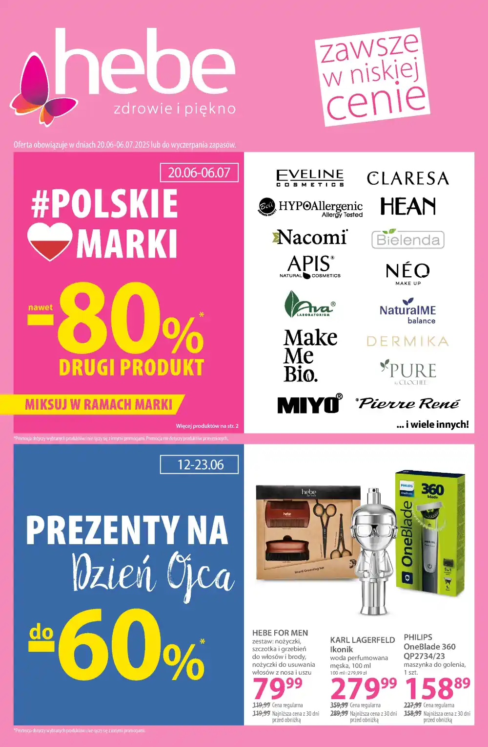 Leták rossmann letak hebe od 16.7.25