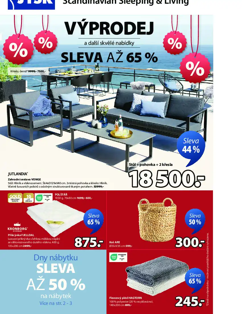 Leták jysk od 7.7 do 31.7.2025 letak jysk 7.7.25