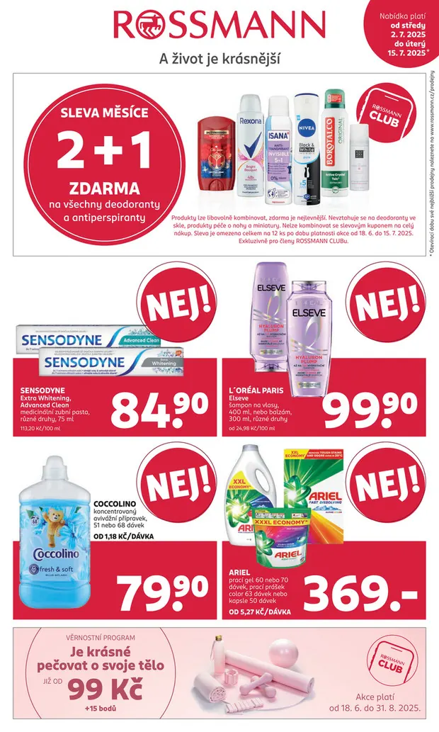 Leták hebe letak rossmann